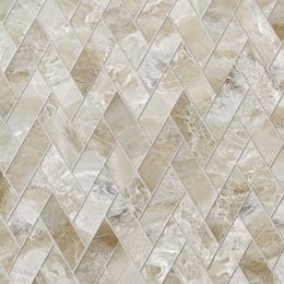 Prism Mosaic Chevron Champagne