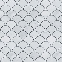 Neo Gris Fishscale Mosaic