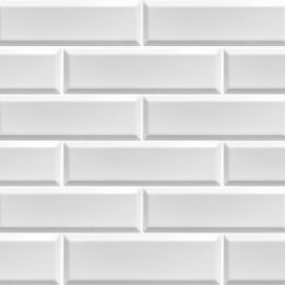 Tribeca 3x9 Bevel White Glossy